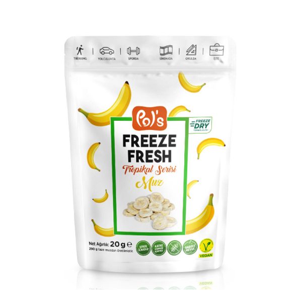 Freeze Fresh Freeze Dried Banana